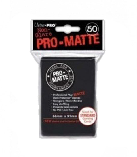 Fundas Standard Pro Matte Negro (50 fundas) Ultra Pro
