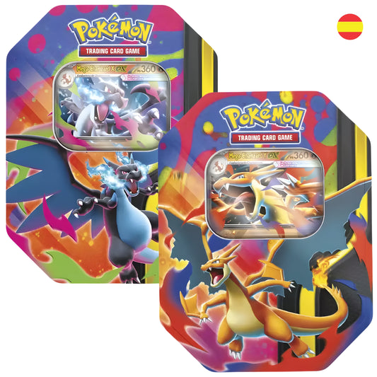 Latas EX: Mega Charizard X y Y (Edición 2026) - Pokémon TCG (Español)