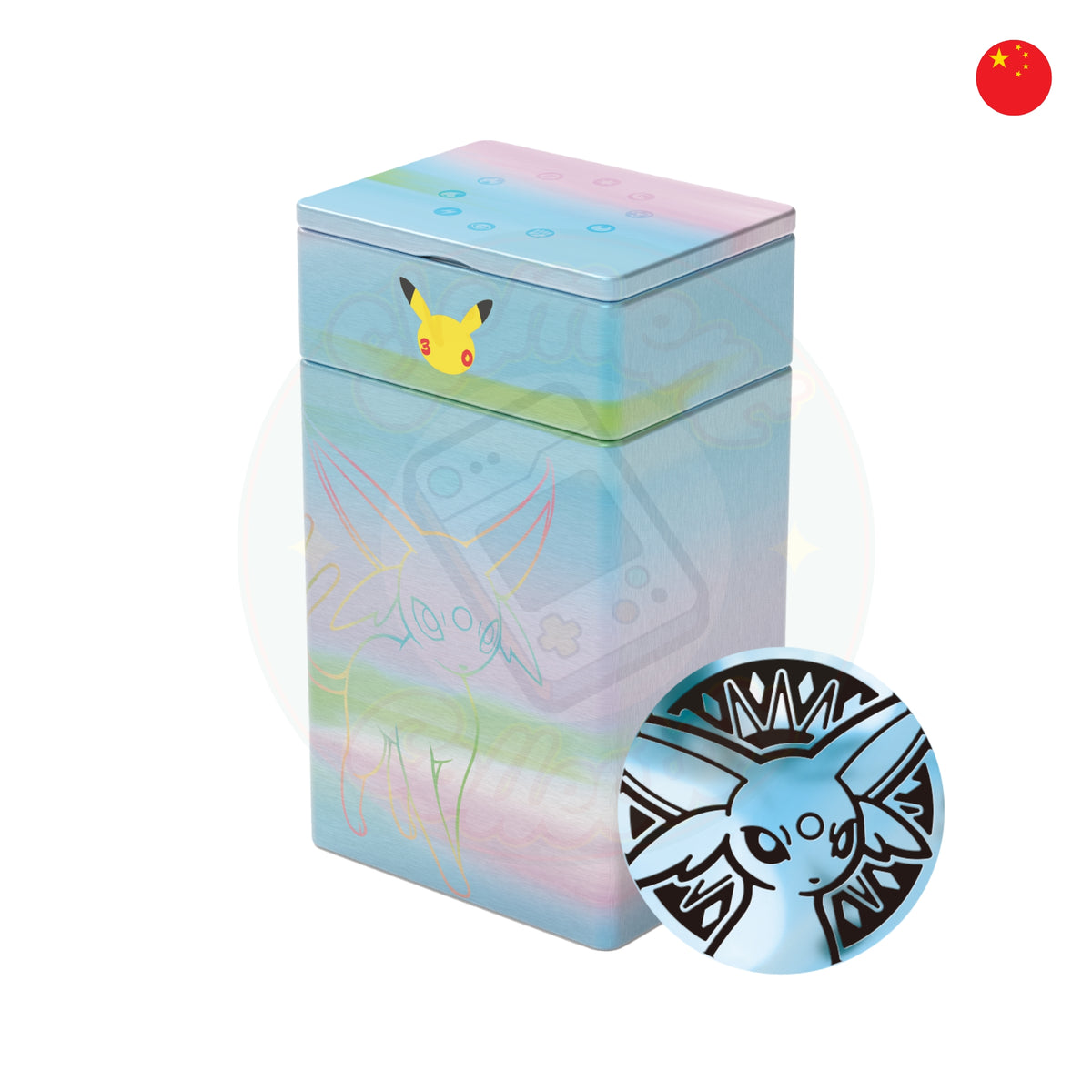 Pokémon TCG: 30th Anniversary Celebration Deluxe Deck Set – Espeon (Chino Simplificado)
