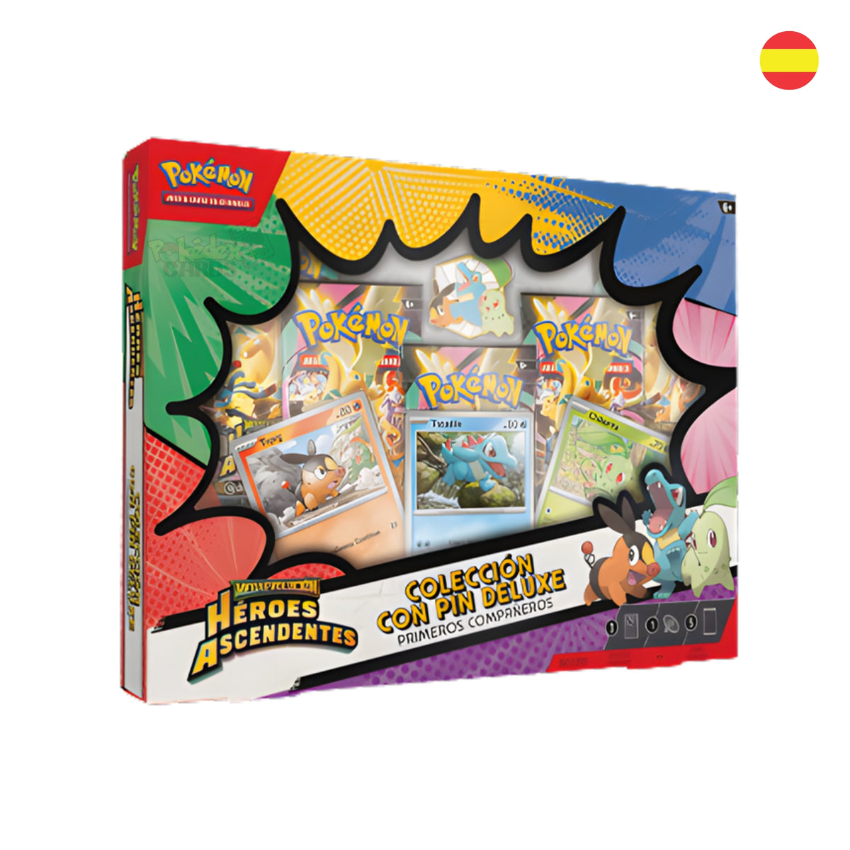 Pin Deluxe Primeros Compañeros de Megaevolución-Héroes Ascendentes  | Español | TCG POKÉMON