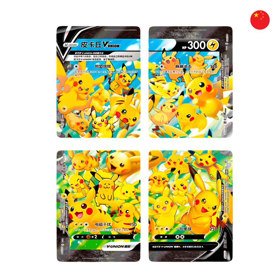 Pokémon TCG: Pikachu V-UNION Frame Box – 100% Oficial