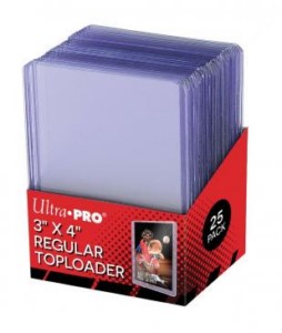 25 Toploader Regular 3x4 Ultra Pro